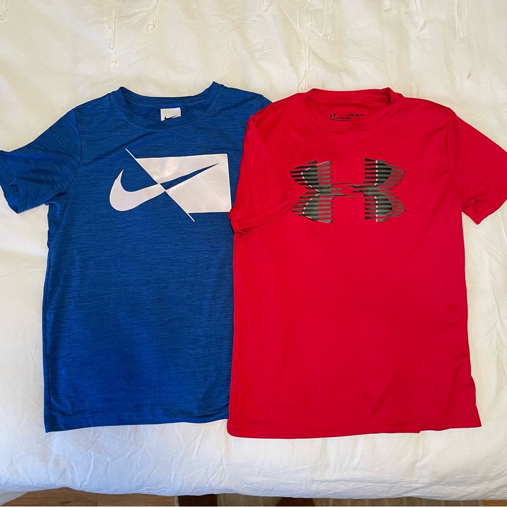 Nike DRI-FIT and Under Armor heat gear